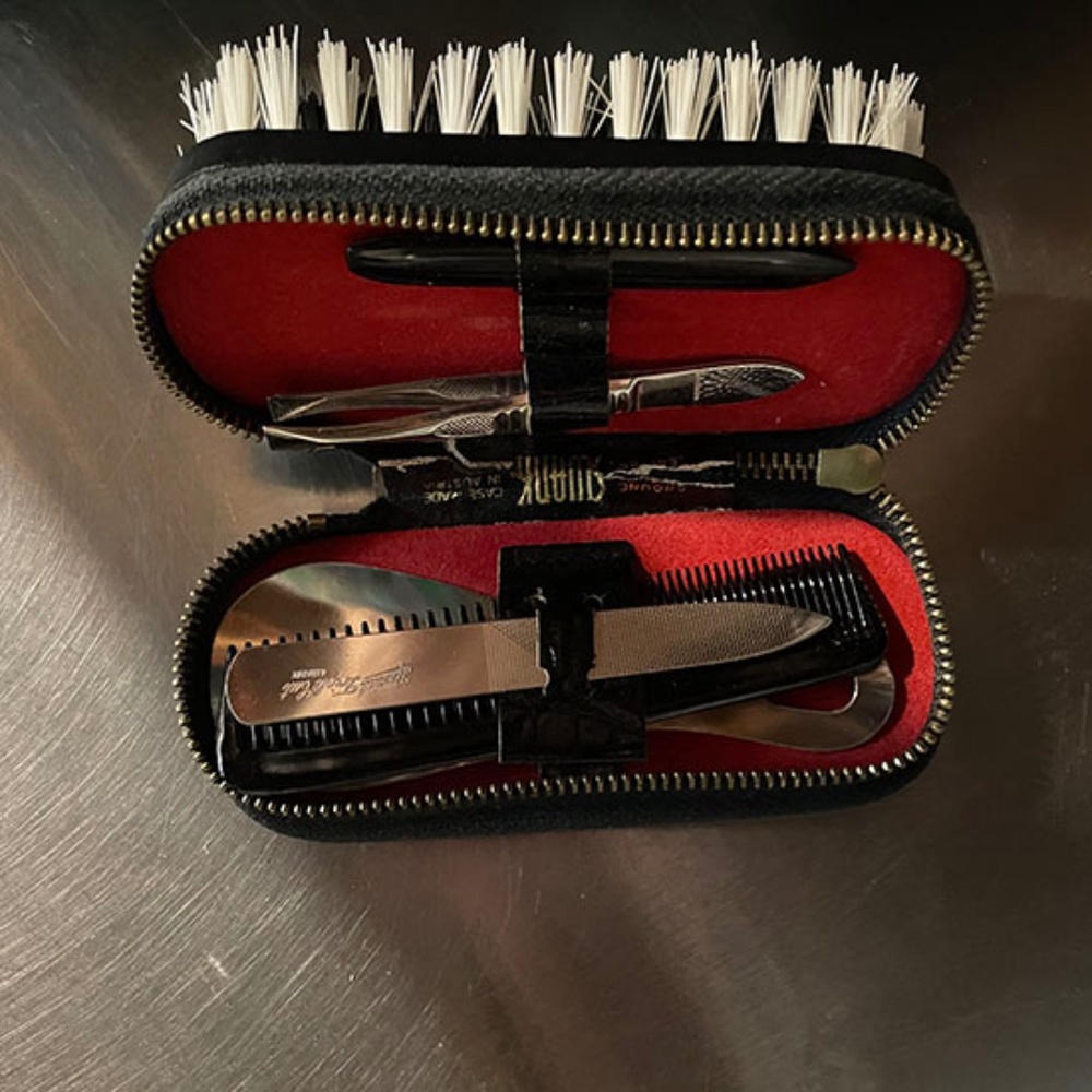 Vintage Swank Men's Travel Kit